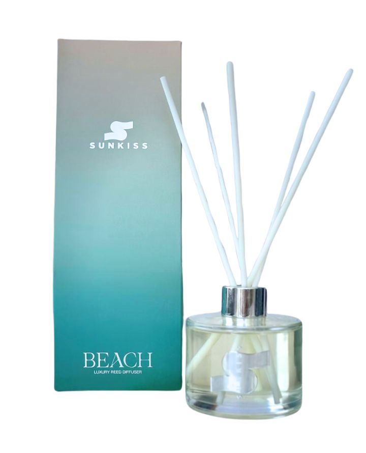 BEACH Luxury Reed Diffuser I Nostalic Scent Diffuser – SunKiss Suncare ...